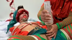 Casey Everett - Impish Little Elves: Casey Everett Edged by Santa and his Lil Helper | Picture (5)