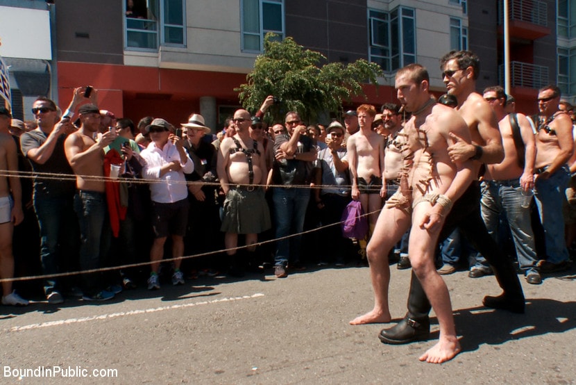 Cody Allen - Cody Allen - Naked, Tied up, Zippered, Humiliated in Public | Picture (24)