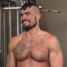 Connor Maguire in 'Horny gym goers dump their loads on a muscled gym rat'