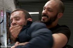 Dylan Strokes - Muscled mechanic, bound, fucked from both ends, and doused with cum | Picture (3)