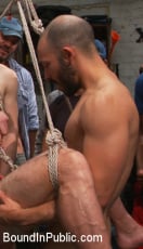 Dylan Strokes - Muscled mechanic, bound, fucked from both ends, and doused with cum | Picture (8)