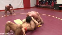 Hugh Hunter - Muscle on Muscle: Live Tag Team Oil Match Between 4 Ripped Hunks! | Picture (9)