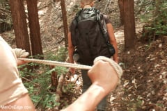 Logan Vaughn - Captured straight jock gets his tight ass violated in the deep woods | Picture (2)