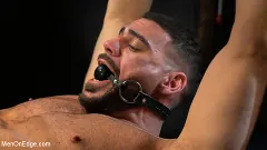 Ricky Larkin - Larkin's Load: Ricky Larkin Bound in Leather, Tickled, and Drained | Picture (12)