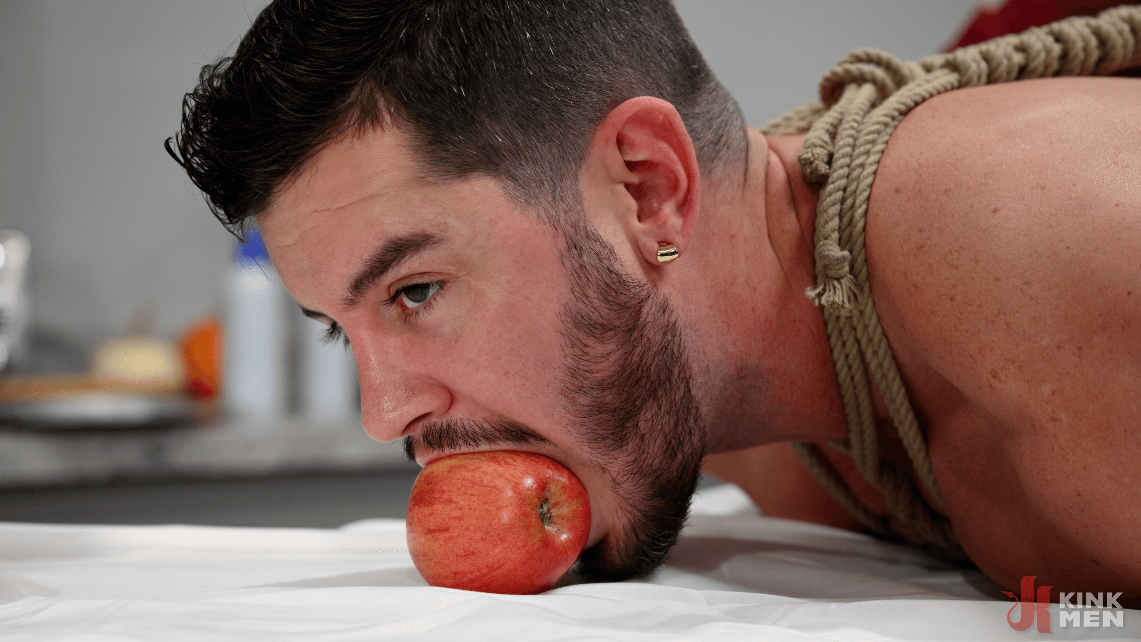 Gettin' Stuffed! Marco Napoli Stuffs Ace Stallion Full Of Fists and Cock