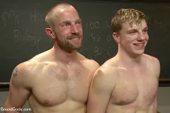 Adam Herst - Big cock jock gets fucked and paddled by his biology teacher | Picture (15)