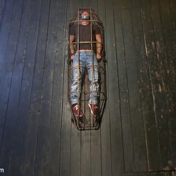 Helpless and caged like an animal