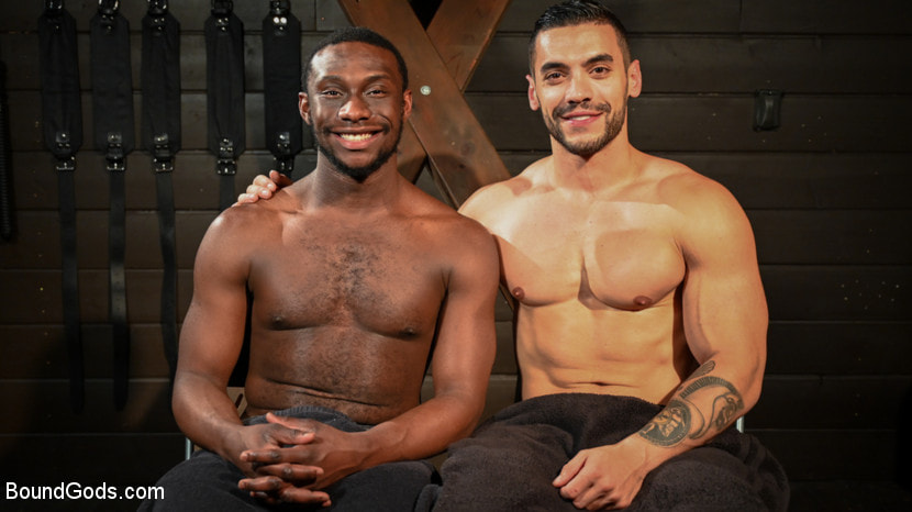 Fresh Muscle: Leather Clad Arad Winwin Punishes Newcomer Parker Payne