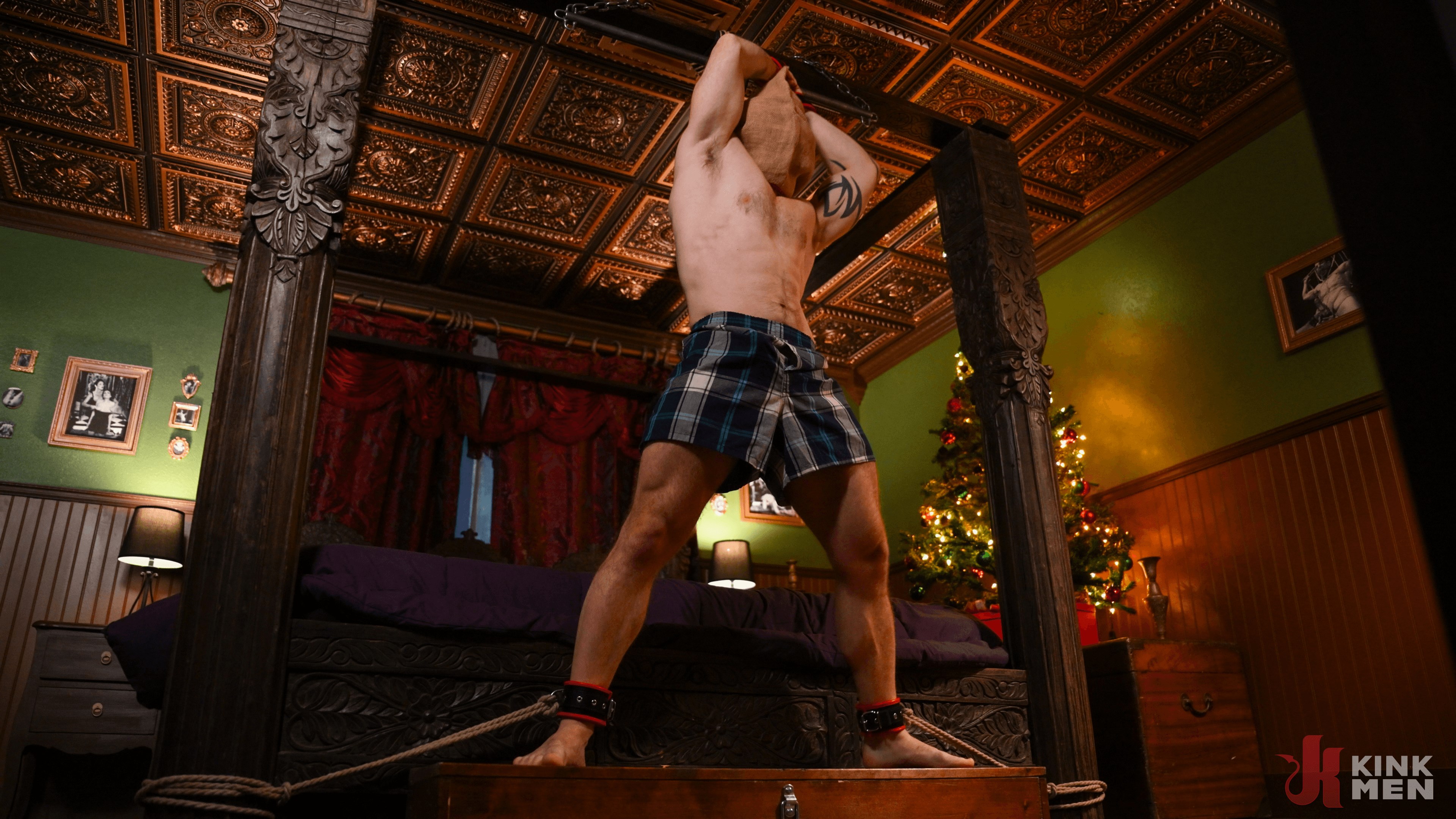 A Gift For My Stepfather: Master Santa Christian Wilde and his Elves make Baxxx's Dreams Cum True