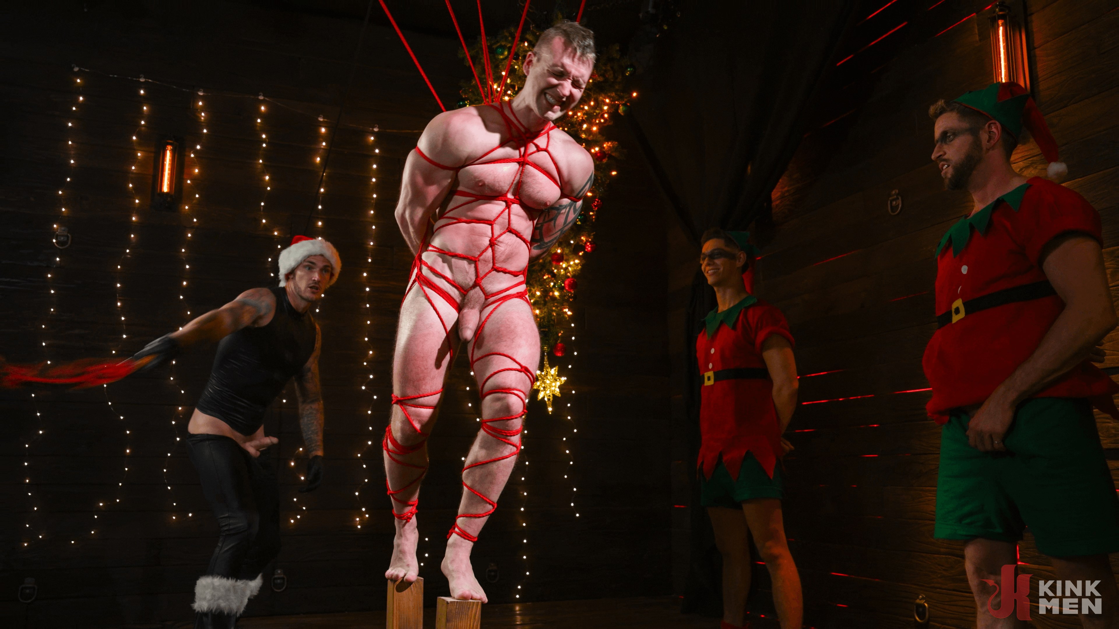 A Gift For My Stepfather: Master Santa Christian Wilde and his Elves make Baxxx's Dreams Cum True