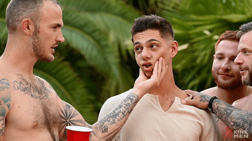 The Party Favor: Benvi Offers Up His Holes For Unruly Gangbangers