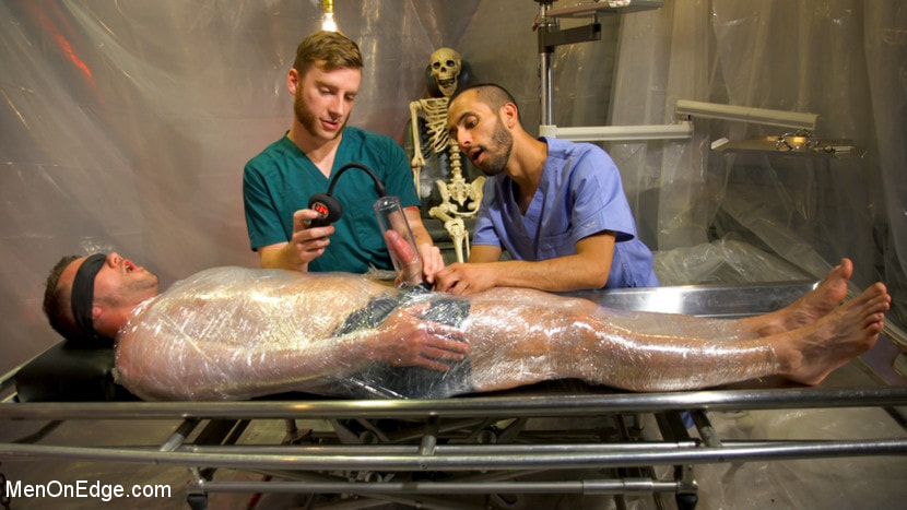 Doctor's Anal Orders: Blaze Austin edged, pumped, and stretched