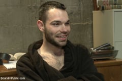 Brandon Atkins - Hairy perv gets taken downtown and gang fucked by the whole jail house | Picture (8)
