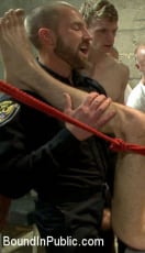 Brandon Atkins - Hairy perv gets taken downtown and gang fucked by the whole jail house | Picture (9)