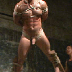 Muscled stud Brock Avery Tormented and Fucked