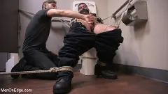 Brogan Reed - Security Guard Edged Beyond his Limit in the Bathroom | Picture (11)