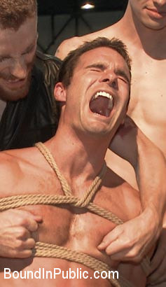 BIP crew infiltrates Bond-Con and makes straight stud take tons of cock!