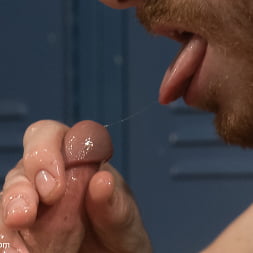 Captured Baseball Stud gets Edged in the Locker Room