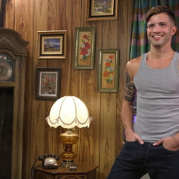 Two Dudes Repeatedly Work Casey Everett's Cock To The Brink