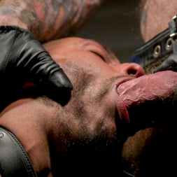 Muscular Leather Daddy Smokes Cigars and Brutally Fucks Submissive Boy