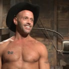 Coby Mitchell in 'Hot cowboy tied up for the first time and shoots a load onto his face!'