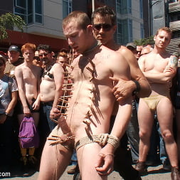 Cody Allen - Naked, Tied up, Zippered, Humiliated in Public