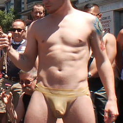 Cody Allen - Naked, Tied up, Zippered, Humiliated in Public