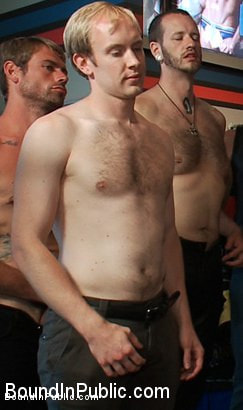 Cody Allen - Naked, Tied up, Zippered, Humiliated in Public