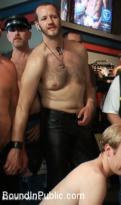 Cody Allen - Naked, Tied up, Zippered, Humiliated in Public