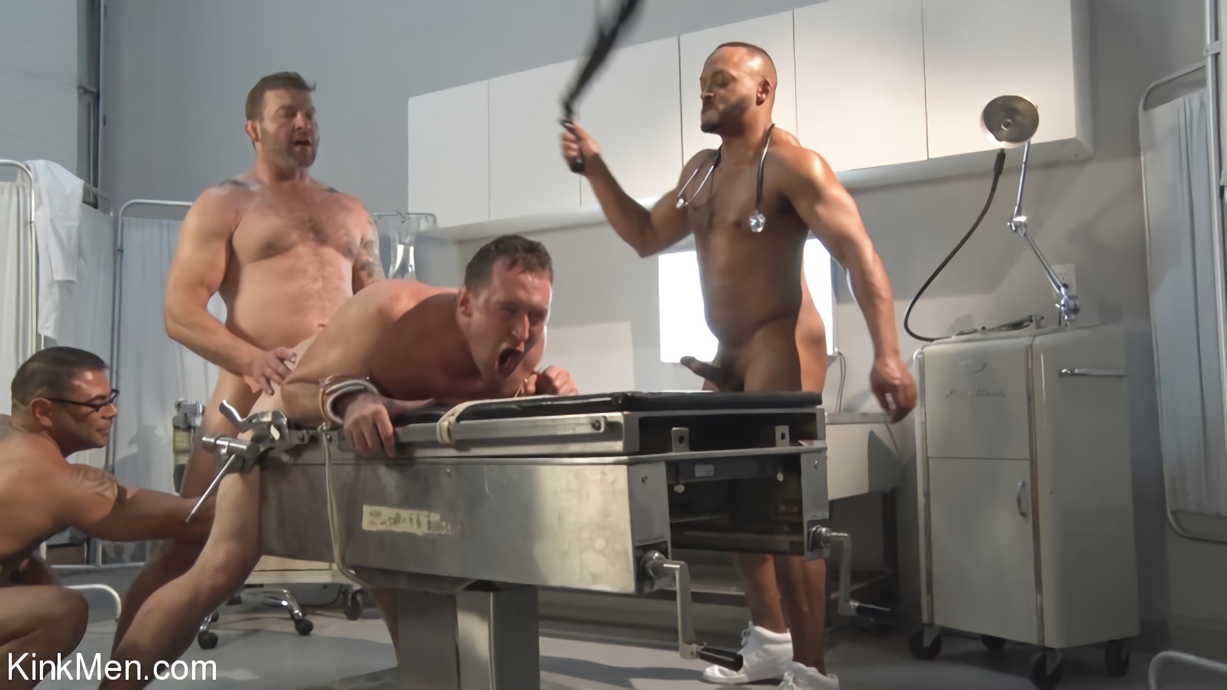 American Gangbang: Pierce Paris Restrained and Fucked RAW