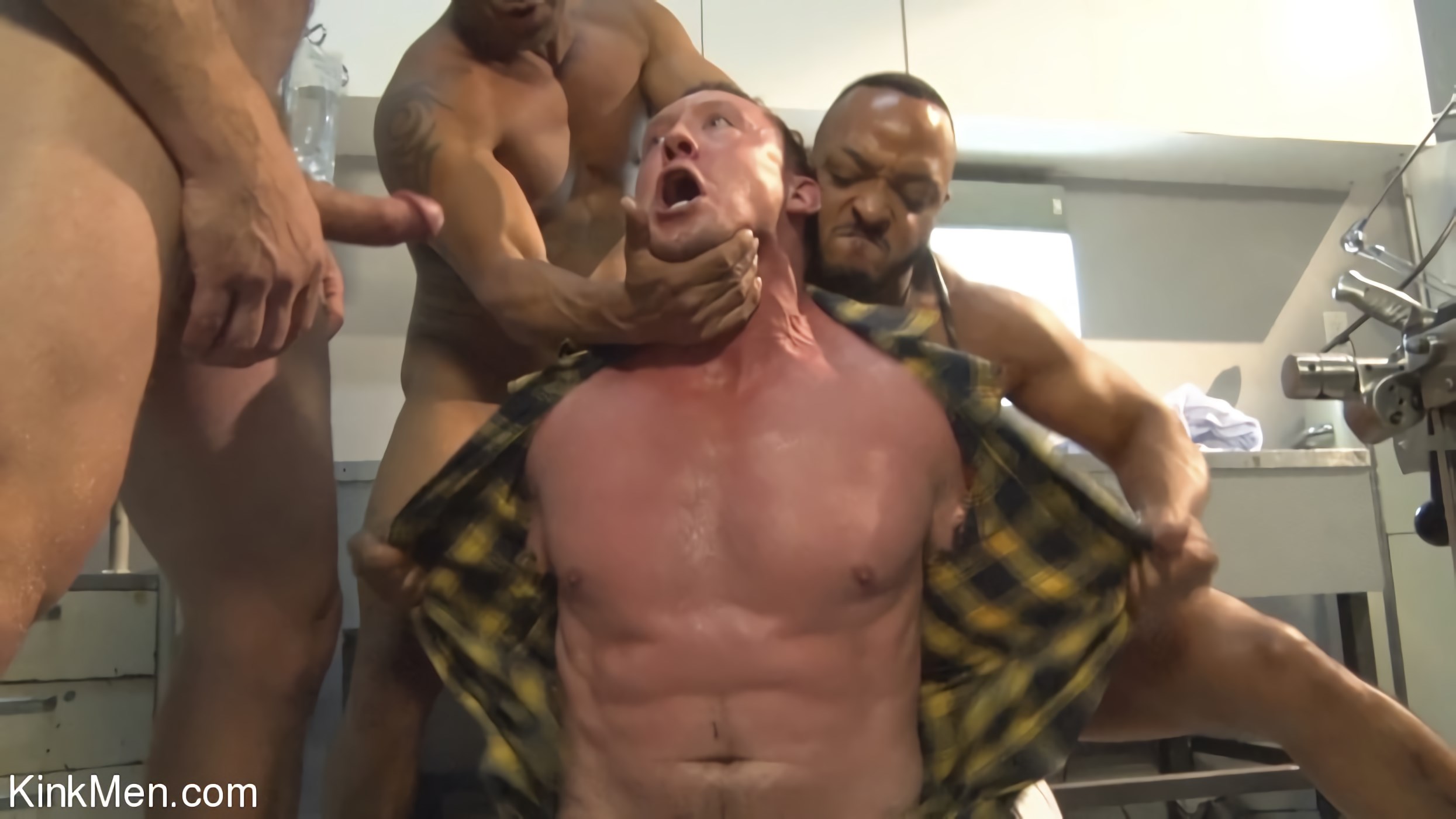 American Gangbang: Pierce Paris Restrained and Fucked RAW