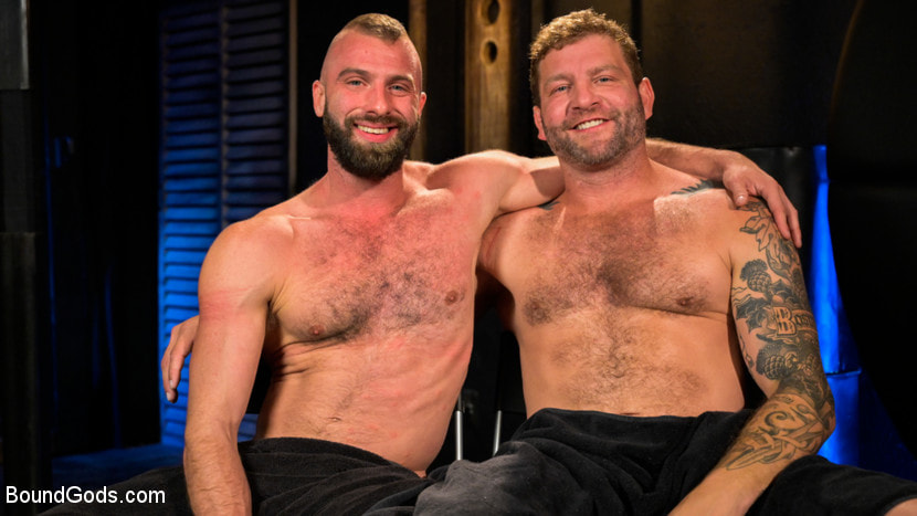 Leather and Latex: Muscle Stud Colby Jansen Dominates Donnie Argento