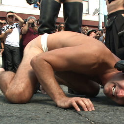 Folsom Street Whore tormented in front of thousands of people
