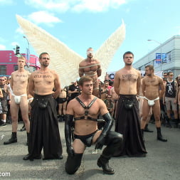 Folsom Street Whore tormented in front of thousands of people