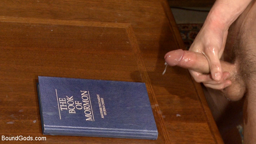 Hot Mormon Jock Fucked in Bondage to Prove His Devotion to the Church
