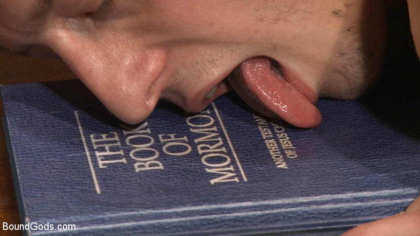 Hot Mormon Jock Fucked in Bondage to Prove His Devotion to the Church