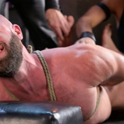 Donnie Argento Tied Up and Edged in Rope Bondage