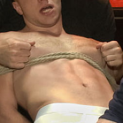 Ripped stud with a giant cock get used in a crowded bar