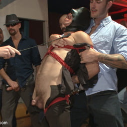 Bar Slut Gang Fucked and Covered in the Crowd's Cum