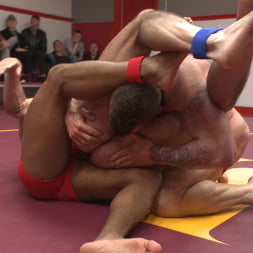 Muscle on Muscle: Live Tag Team Oil Match Between 4 Ripped Hunks!