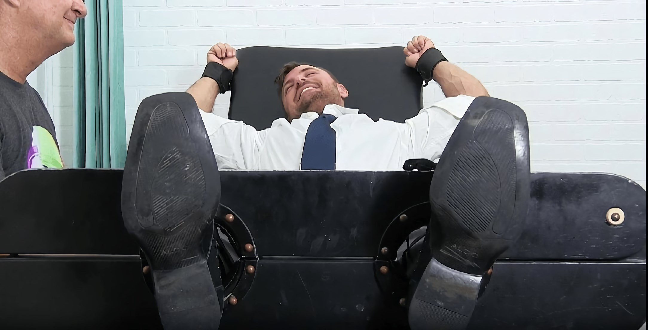 Jack Andy's First Tickling Experience