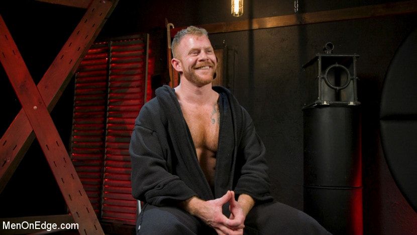 Hairy Ginger Beefcake Jack Vidra Bound, Edged, and Fucked!