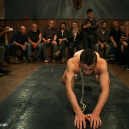 Jake Steel - beaten and thrown in an oily orgy.