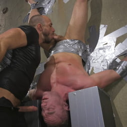 Beefy Muscular Hunk Deprived of Air and Fucked into Submission