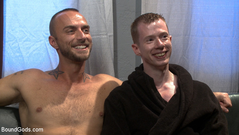 Bound missionary gets split wide open with double fisting and sounding