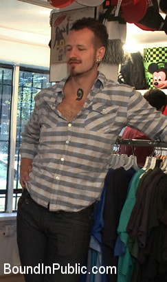 Fresh Southern meat gets used in a clothing store