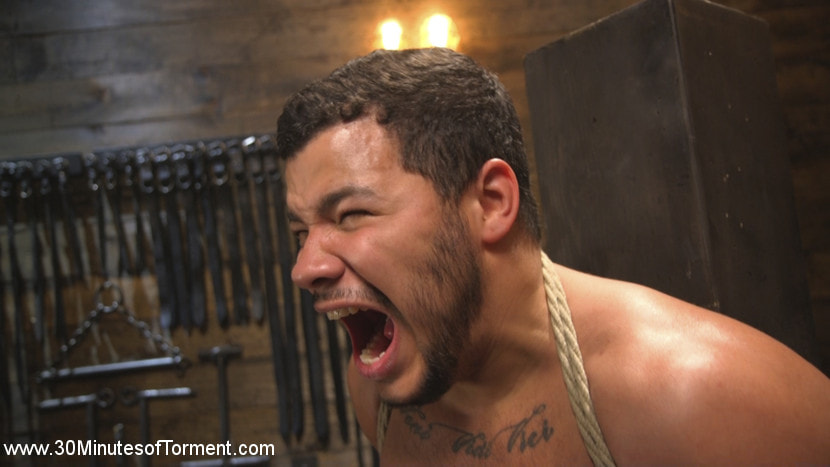 Hot boy next door beaten into the ground!
