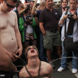 Noah Brooks is dragged through the streets, bound, beaten and pissed o
