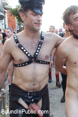 Noah Brooks is dragged through the streets, bound, beaten and pissed o