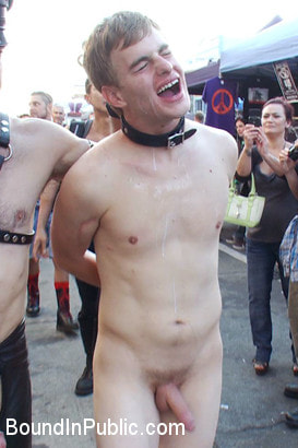 Noah Brooks is dragged through the streets, bound, beaten and pissed o